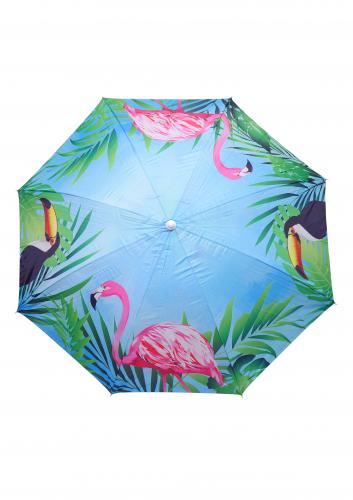 Зонт пляжный фольгированный 170 см (6 расцветок) 12 шт/упак ZHUBU-170 - фото 4