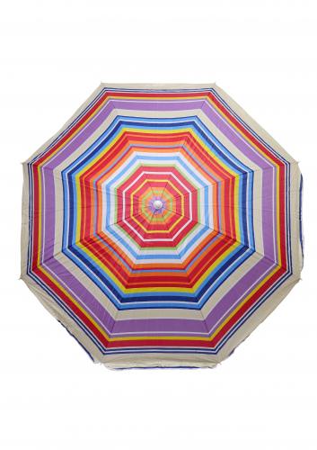 Зонт пляжный фольгированный (200см) 6 расцветок 12шт/упак ZHU-200 (расцветка 4) - фото 6